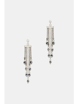 Vakko By Peserıco Grey Metal Earrings
