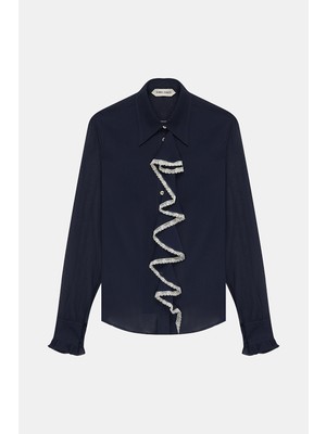 Alberta Ferretti Alberta Ferrettı Blue Blouse
