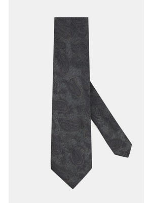 Vakko Patterned Silk Tie