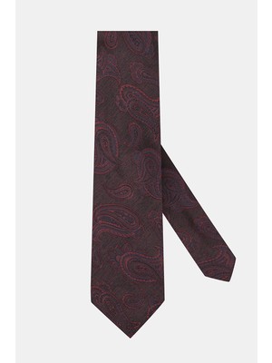 Vakko Patterned Silk Tie