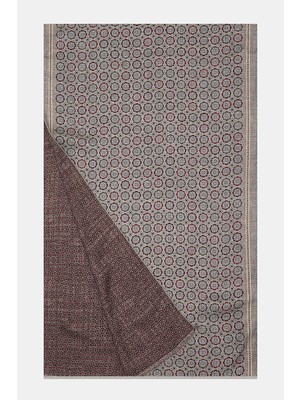 Vakko Patterned Silk Scarf