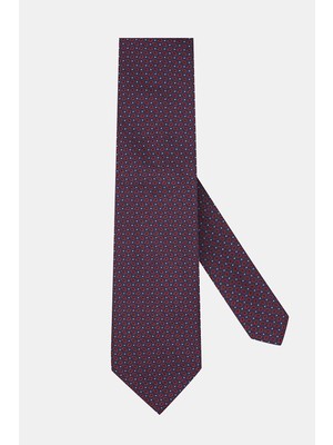Vakko Patterned Silk Tie