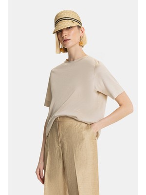 Vakko Beige T-Shirt