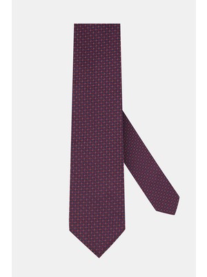 Vakko Patterned Silk Tie