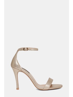 Vakko Gold Leather Shoes