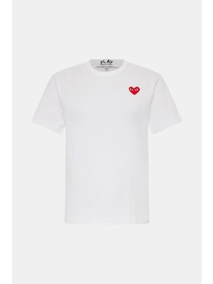 Comme Des Garçons Comme Des Garcons Play White T-Shirt