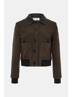 Helene Berman Brown Buttoned Jacket