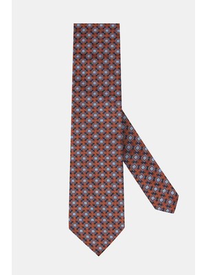 Vakko Patterned Silk Tie