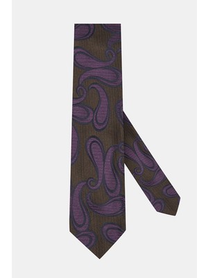 Vakko Patterned Silk Tie