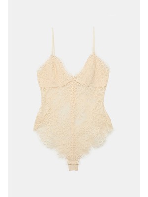 Zimmermann Zımmermann Cream Bodysuit