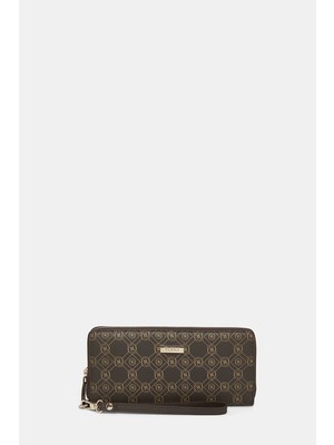 Vakko Brown Monogram Bag