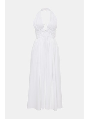 Cult Gaia Cult Gaıa White Midi Dress