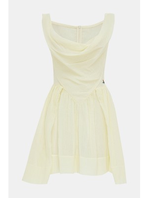 Vivienne Westwood Vıvıenne Westwood Light Cream Mini Dress
