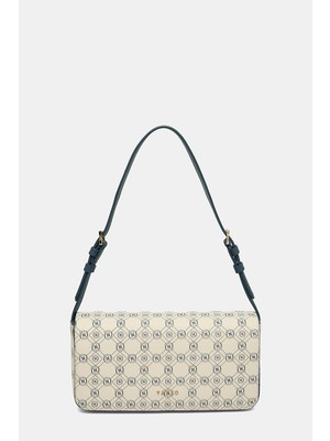 Vakko White Monogram Bag