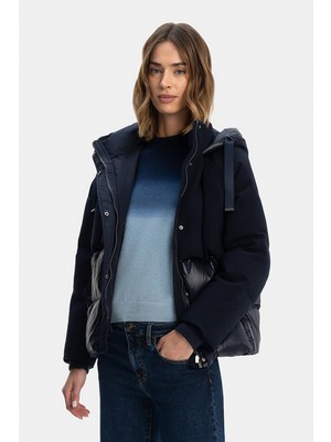 Vakko By Dıego M Navy Goose Down Jacket