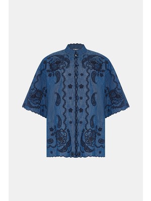 Zimmermann Zımmermann Dark Blue Shirt