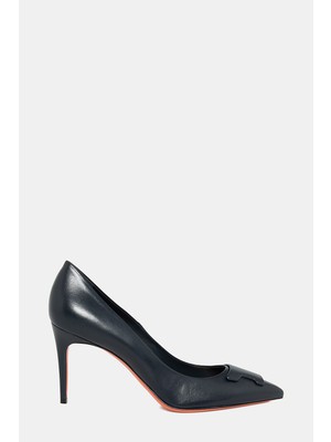 Santoni Santonı Navy Leather Shoes