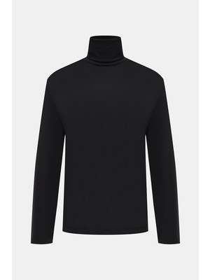 Vakko By Montecore Turtleneck Wool Long Sleeve T-Shirt