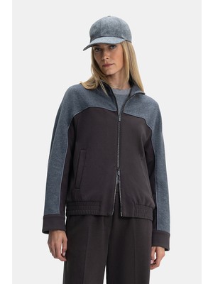 Vakko By Peserıco Brown - Grey Sweatshirt
