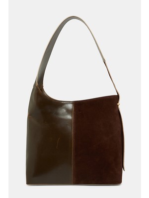 Vakko Brown Leather Bag