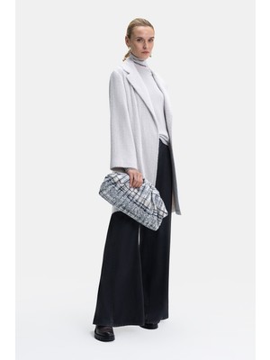 Vakko Anthracite Wide-Leg Trousers