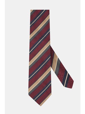 Vakko Patterned Silk Tie
