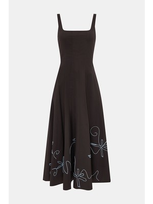Staud Brown Dress