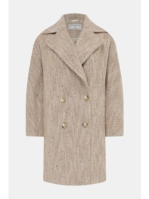 Helene Berman Tan Pea Coat