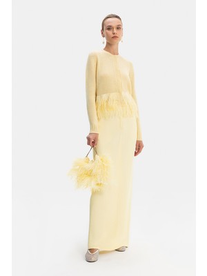 Fabiana Filippi Fabıana Fılıppı Yellow Viscose Skirt