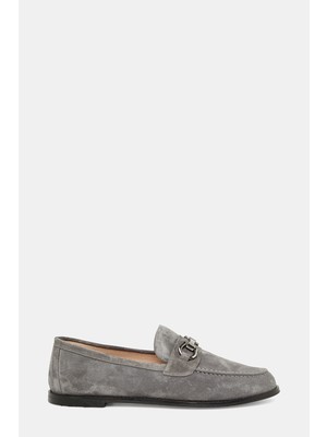 Vakko Dark Grey Suede Shoes