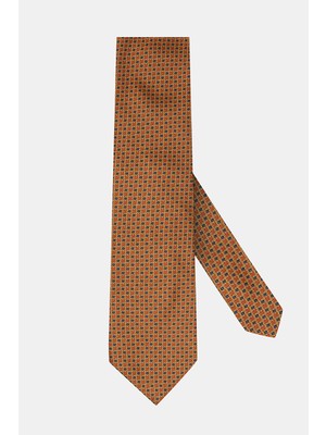 Vakko Patterned Silk Tie