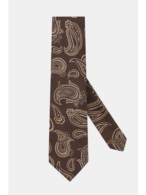 Vakko Patterned Silk Tie