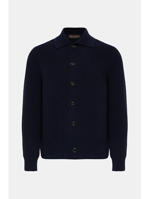 Vakko Thick Knit Cardigan
