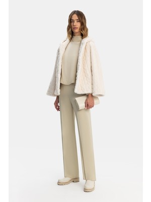 Vakko By Forte Forte Beige Wide-Leg Trousers