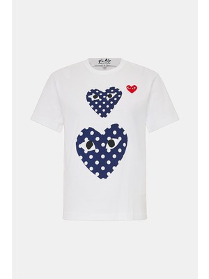 Comme Des Garçons Comme Des Garcons Play White T-Shirt