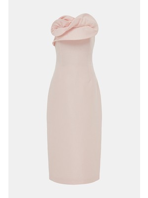 Magda Butrym Light Pink Midi Dress
