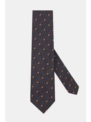 Vakko Patterned Silk Tie