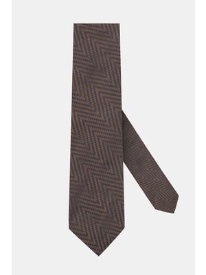 Vakko Micro Pattern Silk Tie