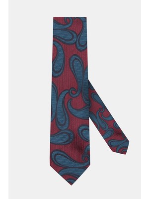 Vakko Patterned Silk Tie