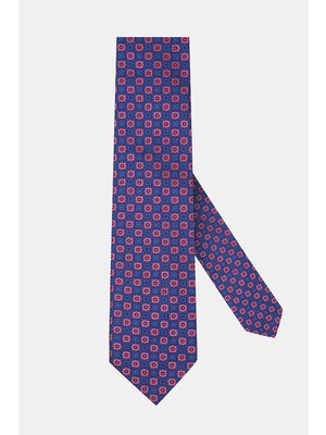 Vakko Patterned Silk Tie