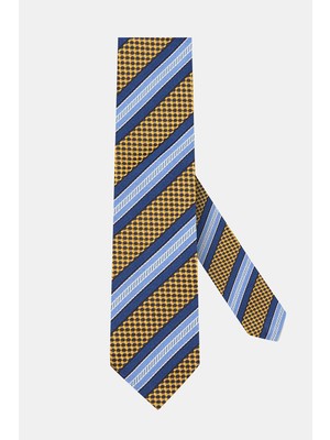 Vakko Patterned Silk Tie