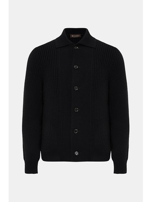 Vakko Thick Knit Cardigan