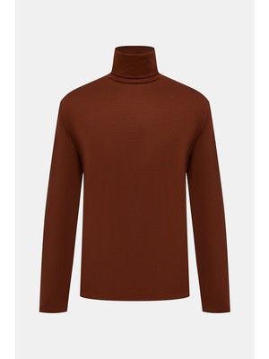 Vakko By Montecore Turtleneck Wool Long Sleeve T-Shirt