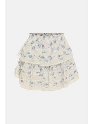 Love Shack Fancy Blue Skirt
