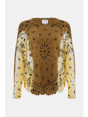 Kujten Bronze Cashmere Knit Sweater