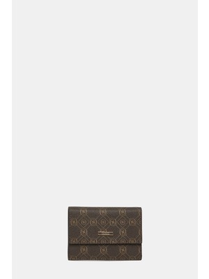 Vakko Brown Monogram Wallet