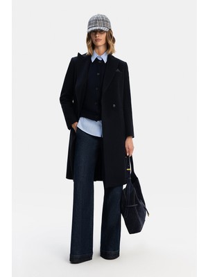 Vakko Dark Navy Denim Trousers