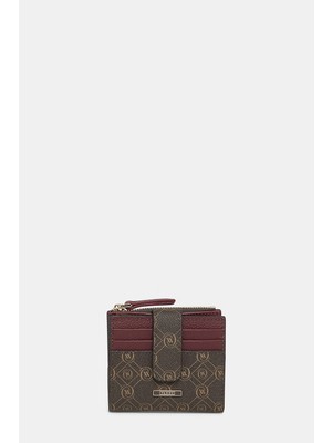 Vakko Brown Monogram Wallet