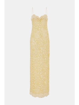 Love Shack Fancy Yellow Dress