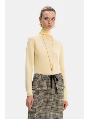 Fabiana Filippi Fabıana Fılıppı Yellow Cashmere-Silk Knitwear
